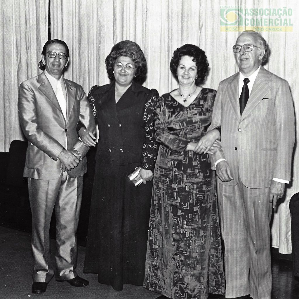 Jantar do Comerciante e Homenageado do Ano ACISC de 1975