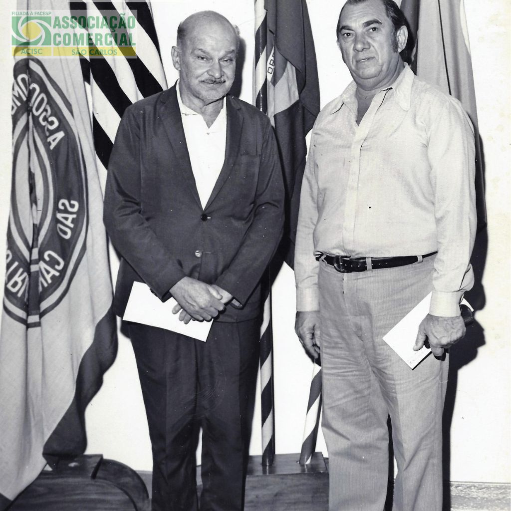 Comerciante e Homenageado do Ano ACISC de 1977