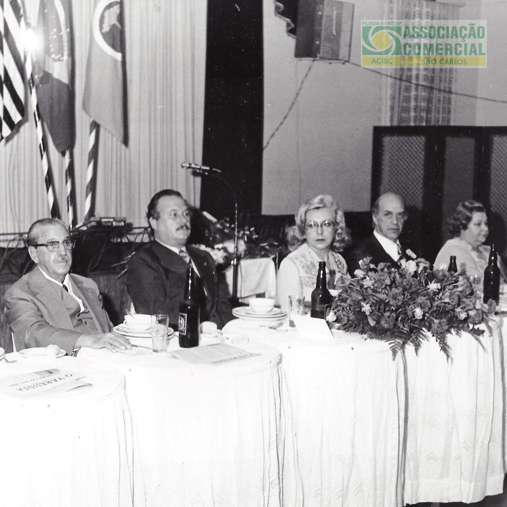 Jantar do Comerciante e Homenageado do Ano ACISC de 1979